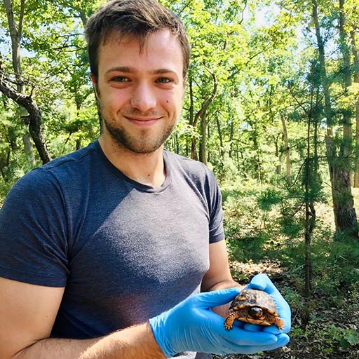 Dr. Stefan Gallini with turtle